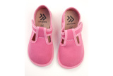 Barefoot papučky - EF - jednofarebné - Fuxia