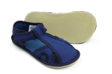 Barefoot papučky - EF - jednofarebné otvorené - Blue
