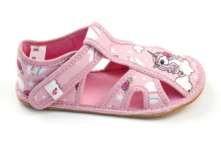 Papuče pre deti - EF - Unicorn OPEN