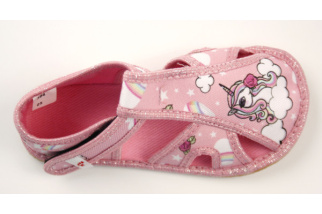 Papuče pre deti - EF - Unicorn OPEN