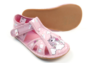 Papuče pre deti - EF - Unicorn OPEN