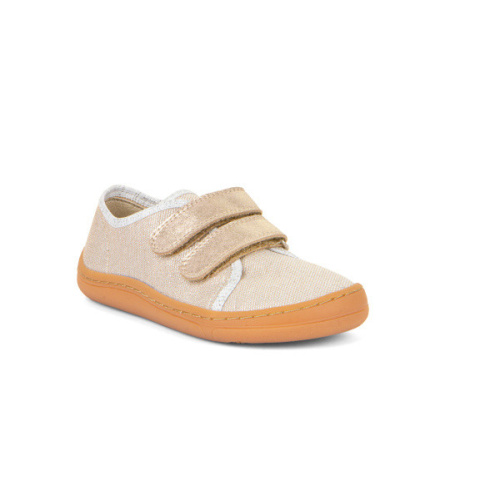 Froddo Barefoot - plátené tenisky - Gold Shine