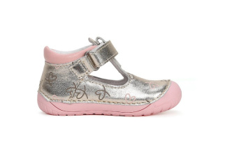 DDstep 070 Barefoot - kožené topánky - Champagne