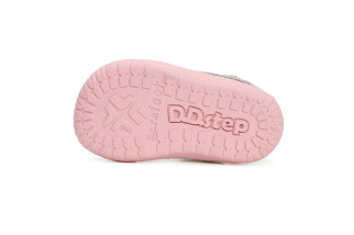 DDstep 070 Barefoot - kožené topánky - Champagne