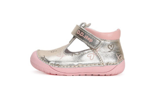 DDstep 070 Barefoot - kožené topánky - Champagne