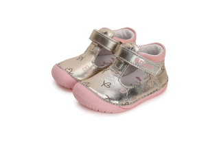 DDstep 070 Barefoot - kožené topánky - Champagne