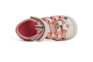 D.D.step sieťované sandále Quick Dry - White