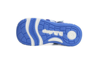 D.D.step sieťované sandále Quick Dry - Sky Blue
