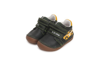 DDstep 070 Barefoot - kožené topánky - Emerald