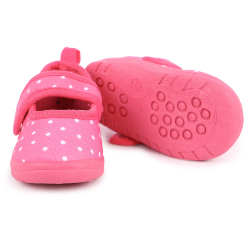 Papučky Playshoes ružové - bodky
