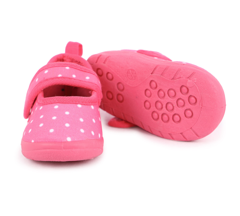 Papučky Playshoes ružové - bodky