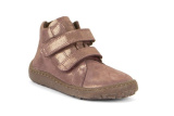 Froddo Barefoot - detská kožená obuv - Pink/Gold