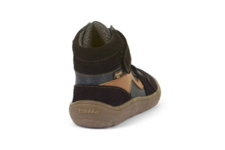Froddo Barefoot TEX Go- detská kožená obuv - Dark Blue