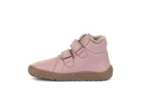 Froddo Barefoot Winter Furry - detská zimná kožená obuv - Pink