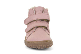 Froddo Barefoot Winter Furry - detská zimná kožená obuv - Pink