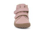 Froddo Barefoot Winter Furry - detská zimná kožená obuv - Pink