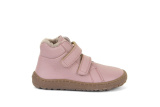 Froddo Barefoot Winter Furry - detská zimná kožená obuv - Pink