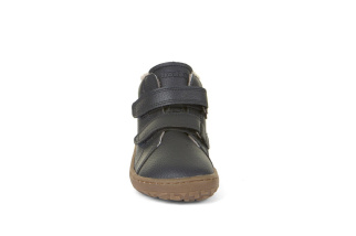 Froddo Barefoot Winter Furry - detská zimná kožená obuv - Dark Blue
