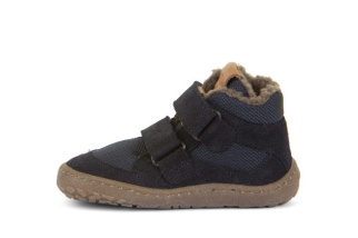 Froddo Barefoot Winter Wool - detská zimná obuv - Dark Blue