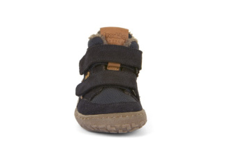 Froddo Barefoot Winter Wool - detská zimná obuv - Dark Blue