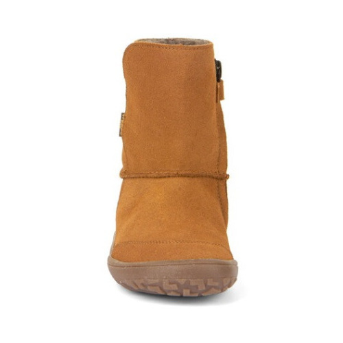 Froddo Barefoot TEX Suede - čižmy -Cognac