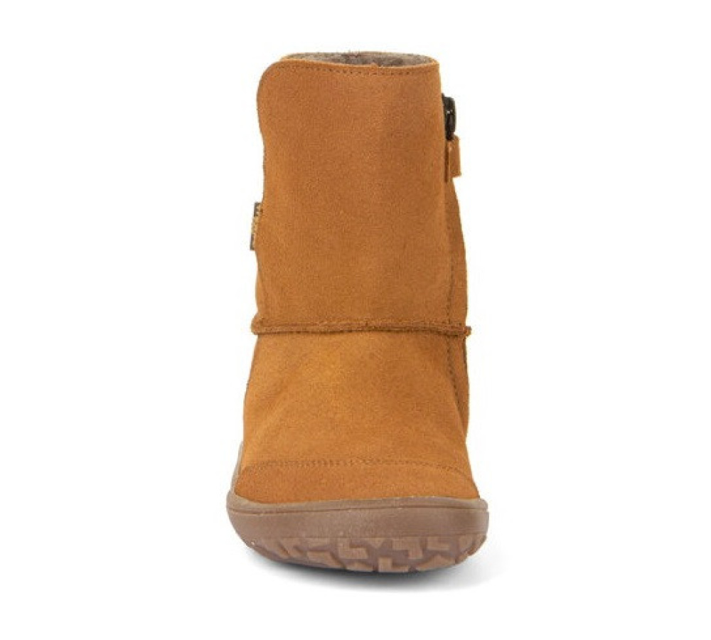 Froddo Barefoot TEX Suede - čižmy -Cognac