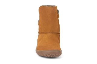 Froddo Barefoot TEX Suede - čižmy -Cognac