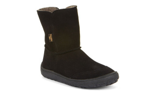 Froddo Barefoot TEX Suede - čižmy - Black