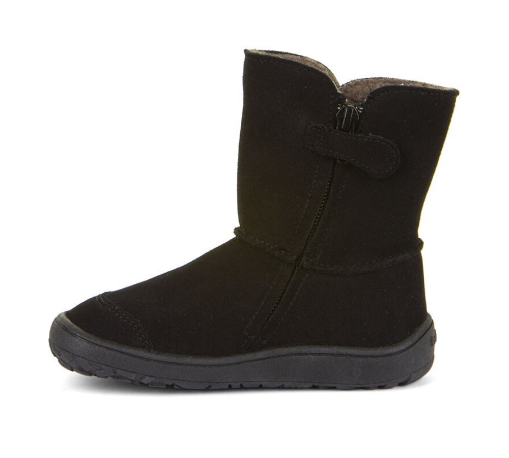 Froddo Barefoot TEX Suede - čižmy - Black