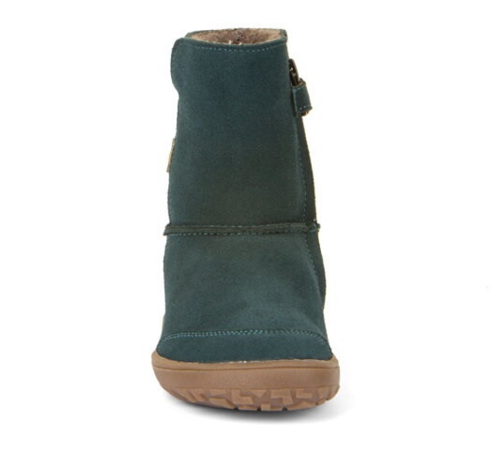 Froddo Barefoot TEX Suede - čižmy - Petroleum