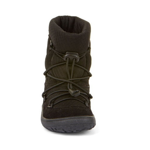Froddo Barefoot TEX TRACK Wool Winter - zimná kožená obuv - Black