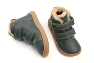 Protetika barefoot -zimné topánky Deny green