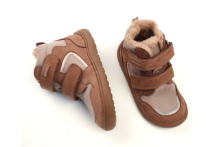 Protetika barefoot -zimné topánky s membránou Daxi old pink