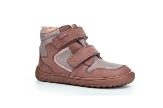 Protetika barefoot -zimné topánky s membránou Daxi old pink
