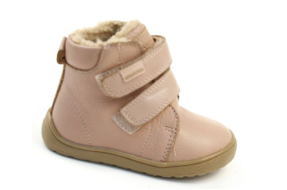 Protetika barefoot -zimné topánky s membránou Beka pink