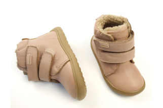 Protetika barefoot -zimné topánky s membránou Beka pink