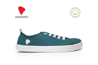 Plátené barefoot tenisky Anatomic ECO - mint