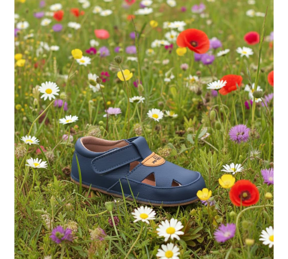 PEGRES B 1096 sandálky modré