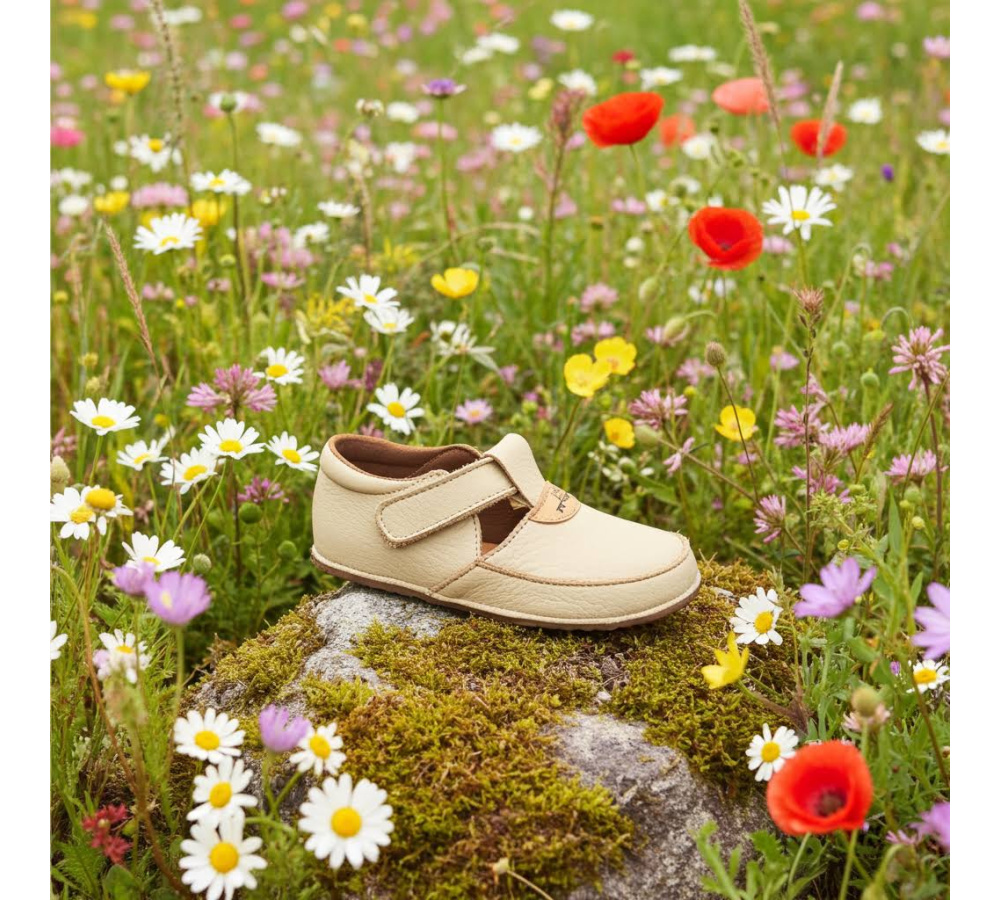 PEGRES B 1097 prvé topánočky béžové