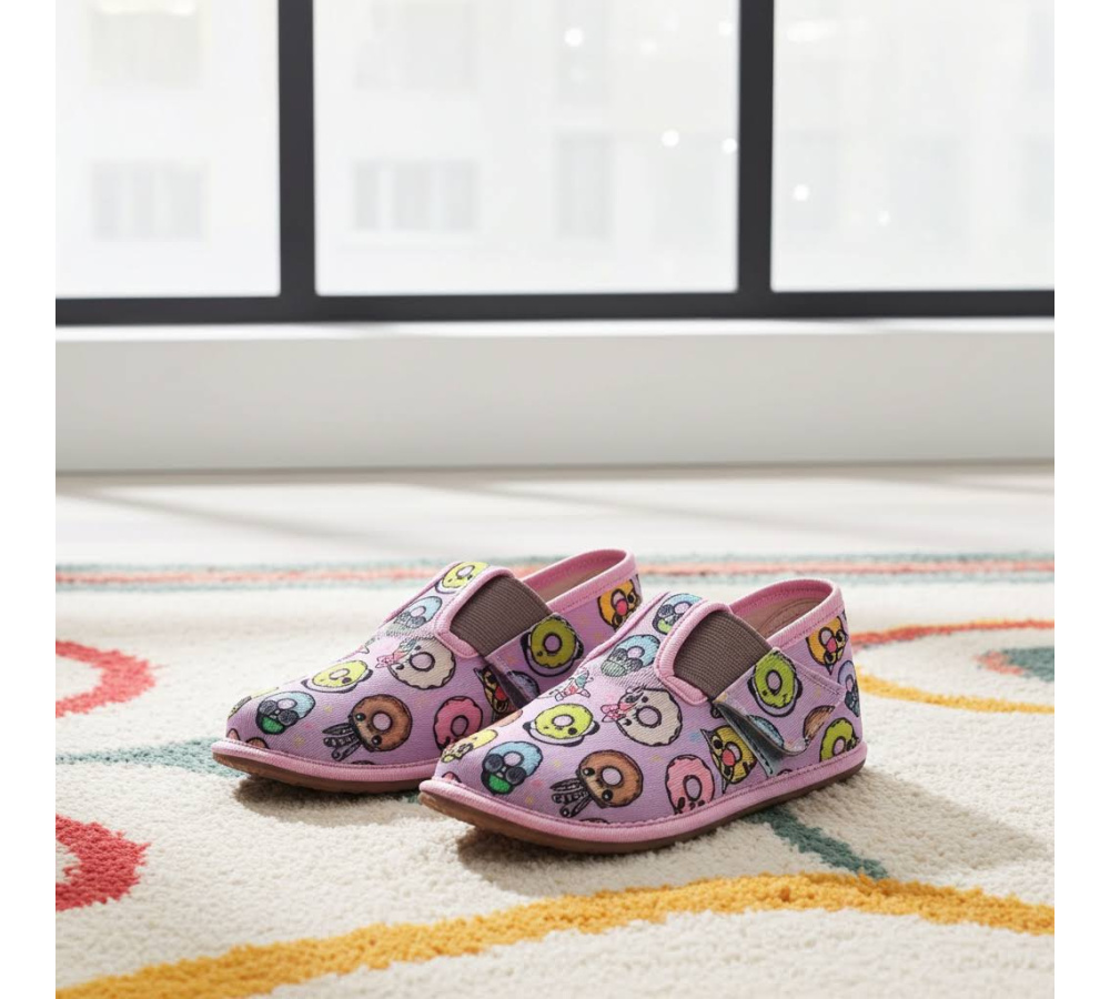 PEGRES BF 01 papuče ružové donut