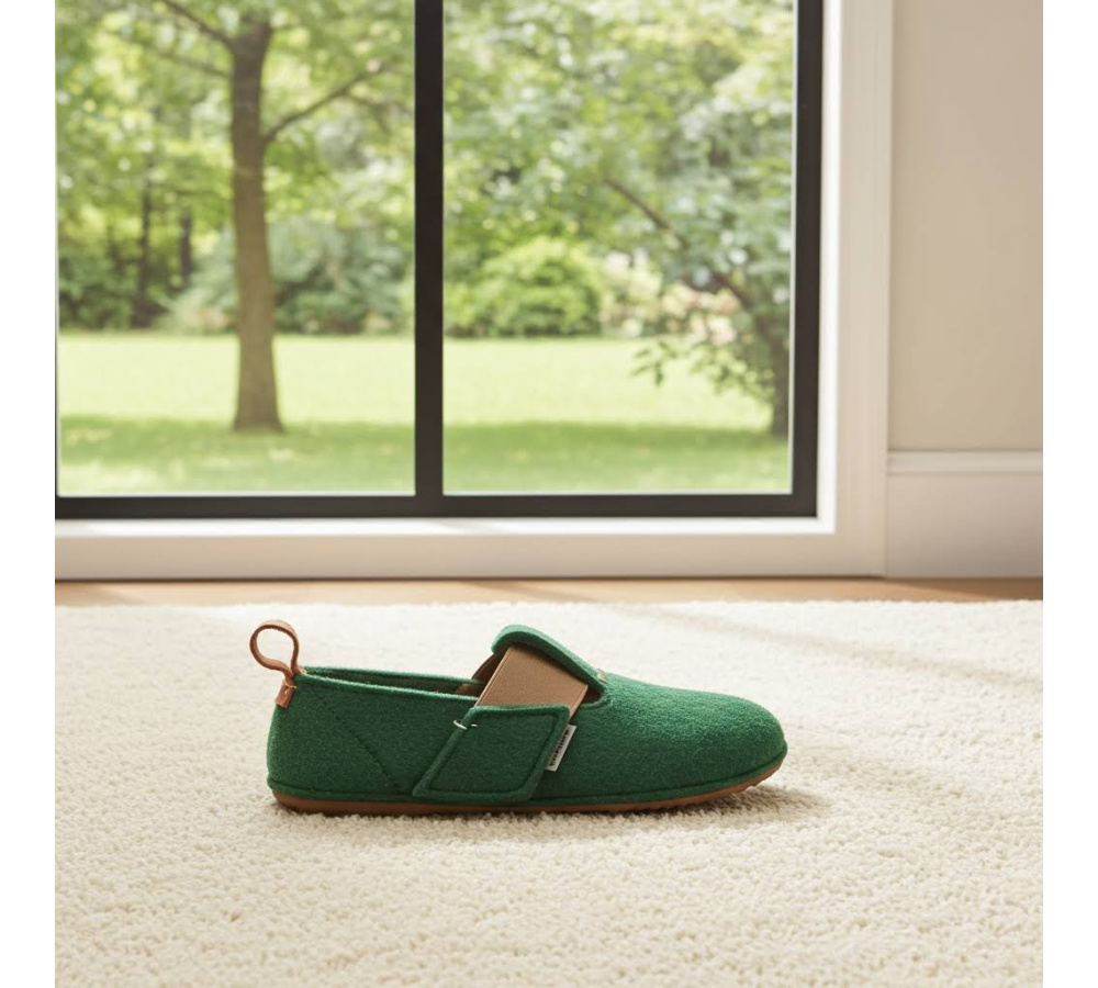 PEGRES BF 05U papuče zelené