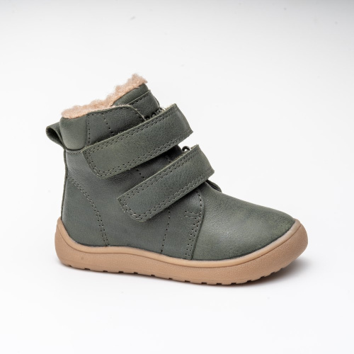 Protetika barefoot -zimné topánky s membránou Daryk khaki