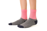 Dievčenské ponožky  - sivoružové