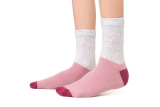 Dievčenské ponožky  - ružovosivé