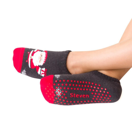 Detské vianočné protišmykové ponožky so Santa Clausom