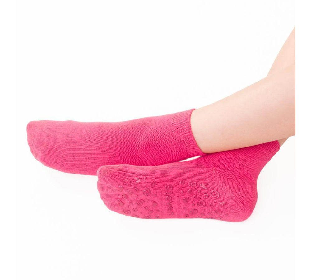 Detské protišmykové ponožky s ABS - ružové