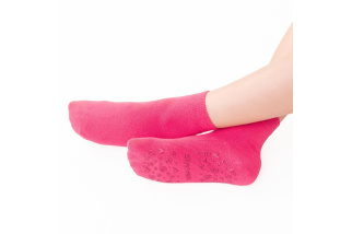 Detské protišmykové ponožky s ABS - ružové