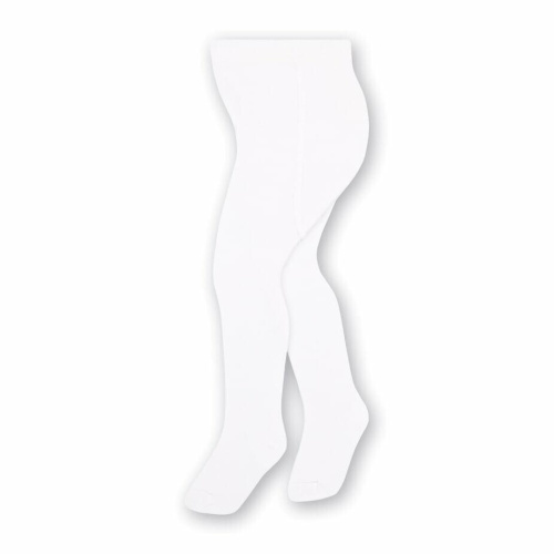 Bavlnené pančuchy pre deti - biele