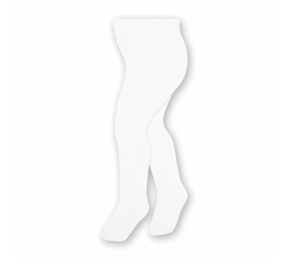 Bavlnené pančuchy pre deti - biele