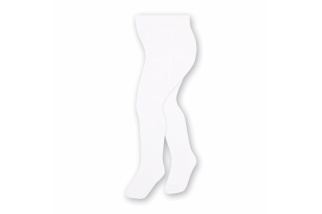 Bavlnené pančuchy pre deti - biele